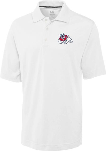 Fresno State CandB Advantage TriBlend Pique Polo Fresno State Primary Mark EMB - ONLINE ONLY