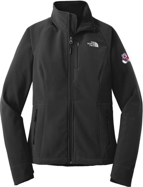 Fresno State The North Face Womens Apex Barrier Softshell Jacket Fresno State Primary Mark EMB - ONLINE ONLY