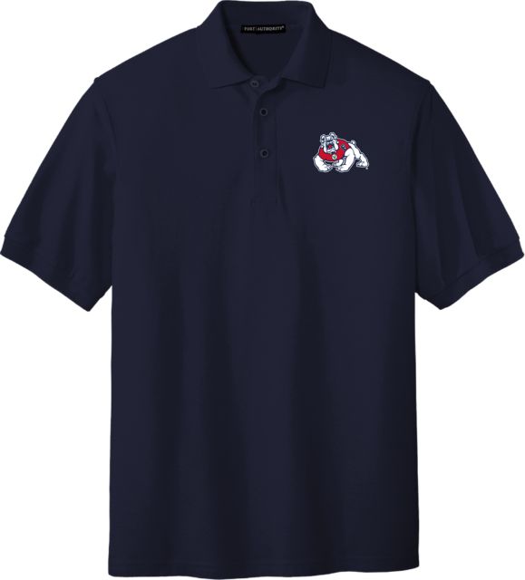 Fresno State Silk Touch Polo Fresno State Primary Mark EMB - ONLINE ONLY