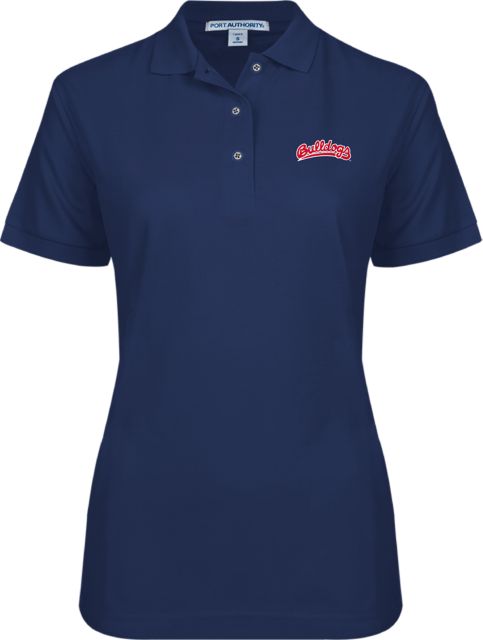 Fresno State Womens Silk Touch Pique Polo Scripted Bulldogs EMB - ONLINE ONLY