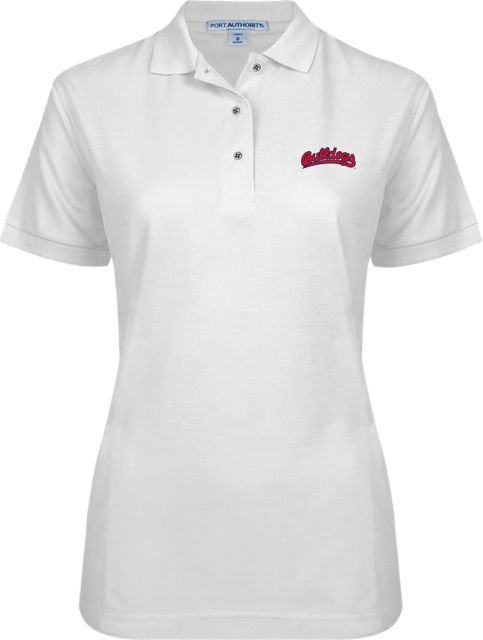 Fresno State Womens Silk Touch Pique Polo Scripted Bulldogs EMB - ONLINE ONLY