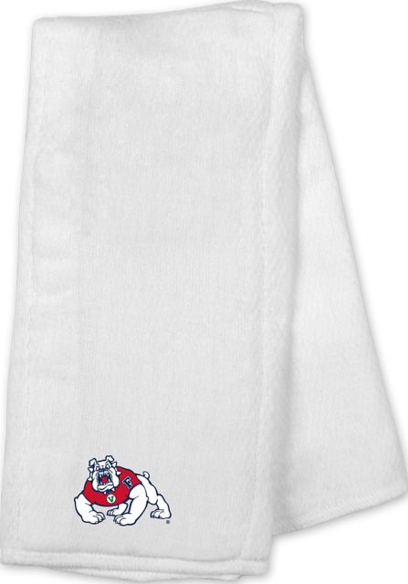 Fresno State Baby Burp Cloth Fresno State Primary Mark EMB - ONLINE ONLY