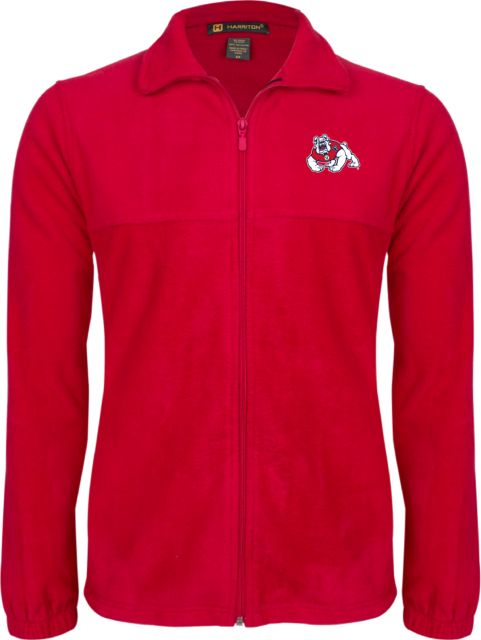 Fresno State Fleece Full Zip Jacket Fresno State Primary Mark EMB - ONLINE ONLY