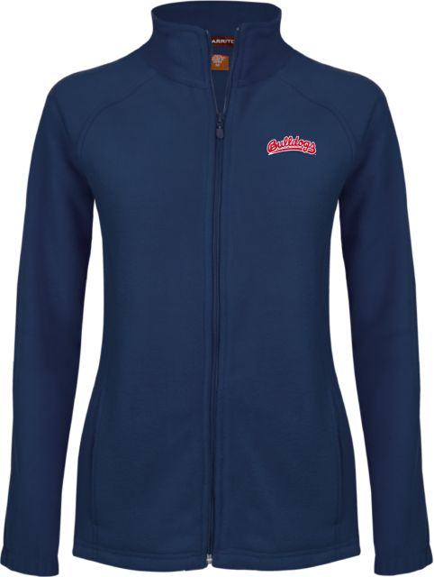 Fresno State Womens Fleece Full Zip Jacket Scripted Bulldogs EMB - ONLINE ONLY