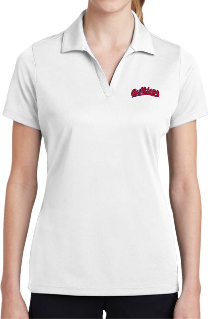 Fresno State Womens Dry Mesh Polo Scripted Bulldogs EMB - ONLINE ONLY
