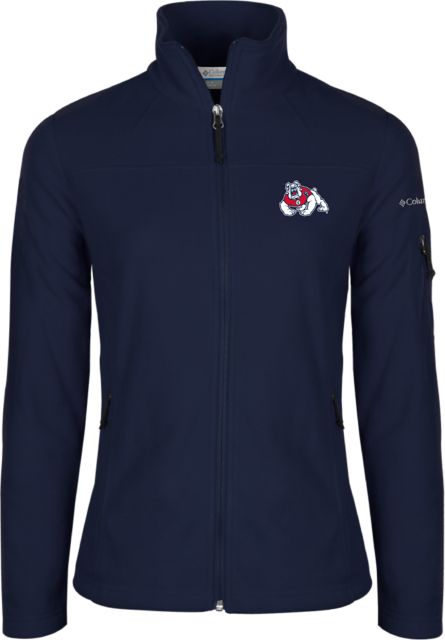 Fresno State Columbia Womens Full Zip Fleece Jacket Fresno State Primary Mark EMB - ONLINE ONLY