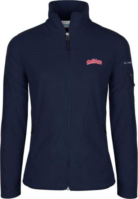 Fresno State Columbia Womens Full Zip Fleece Jacket Scripted Bulldogs EMB - ONLINE ONLY