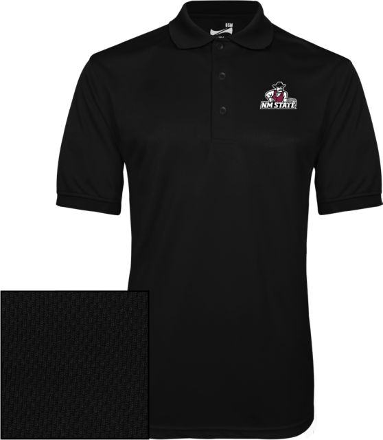New Mexico State Dry Mesh Polo Athletics Mark - ONLINE ONLY