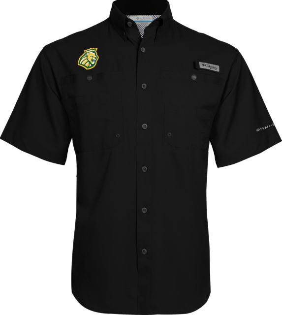 Methodist Columbia Tamiami Performance Short Sleeve Shirt Lion Head - ONLINE ONLY
