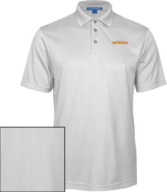 Hardin Simmons Performance Fine Jacquard Polo Hardin-Simmons Cowboys - ONLINE ONLY