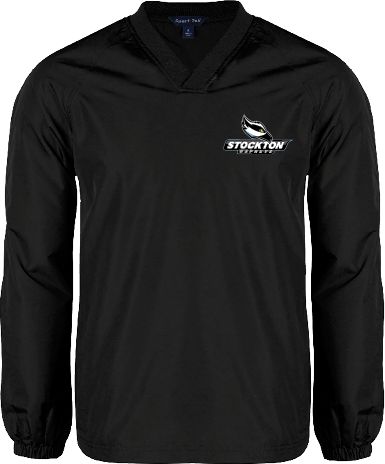 Stockton V Neck Raglan Windshirt Official Logo - ONLINE ONLY