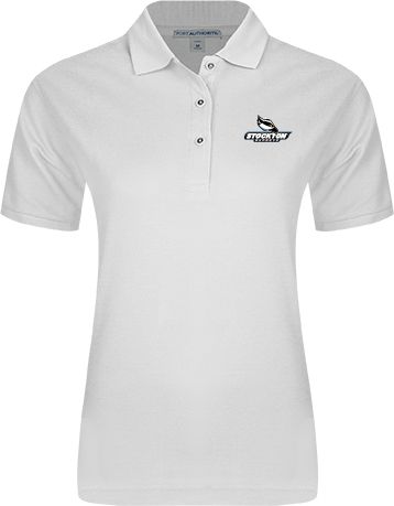 Stockton Ladies Easycare Pique Polo Official Logo - ONLINE ONLY