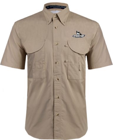 Stockton Short Sleeve Performance Fishing Shirt Official Logo - ONLINE ONLY