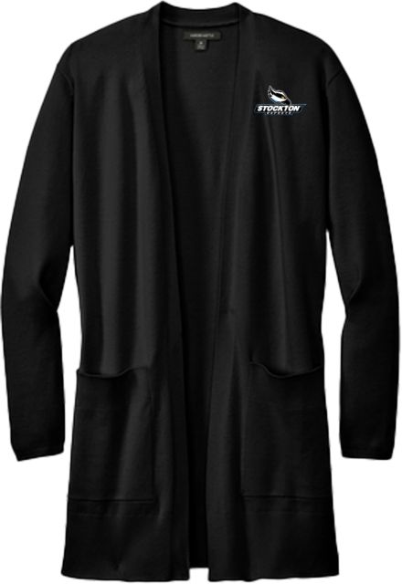 Stockton Mercer + Mettle Womens Open Front Cardigan Sweater Official Logo - ONLINE ONLY