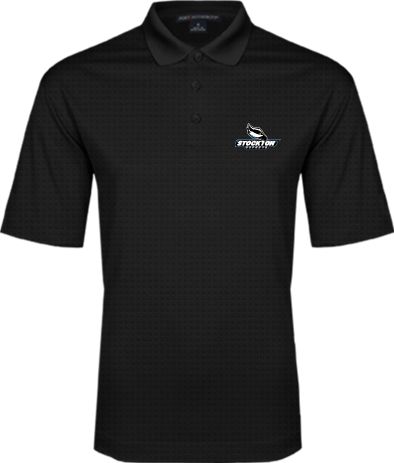 Stockton Performance Fine Jacquard Polo Official Logo - ONLINE ONLY