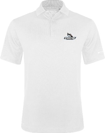 Stockton Columbia Omni Wick Drive Polo Official Logo - ONLINE ONLY