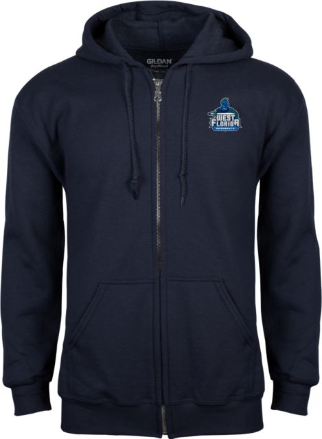 West Florida Fleece Full Zip Hoodie West Florida Argonauts - ONLINE ONLY