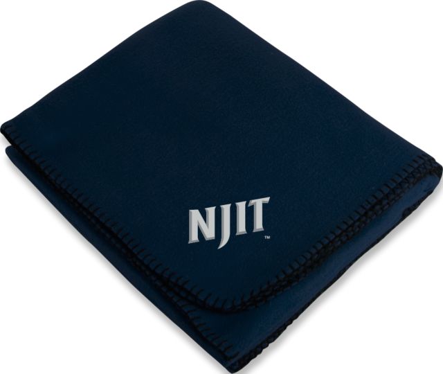 NJIT Arctic Fleece Blanket NJIT Wordmark - ONLINE ONLY