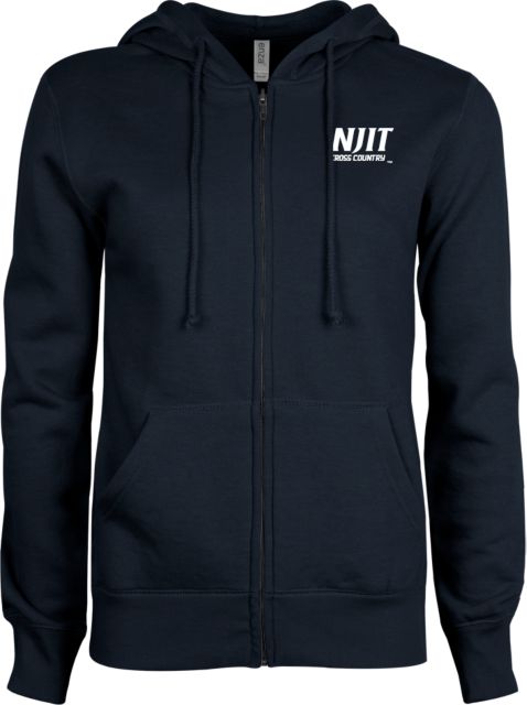 NJIT ENZA Womens Fleece Full Zip Hoodie NJIT Cross Country - ONLINE ONLY