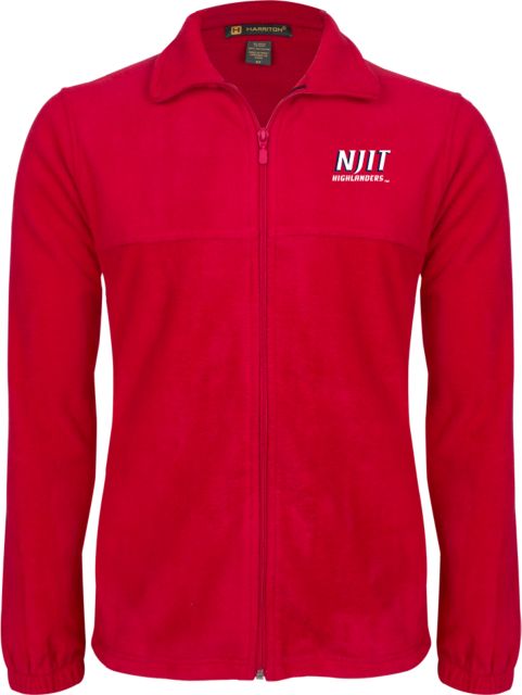 NJIT Fleece Full Zip Jacket Stacked Wordmark - ONLINE ONLY