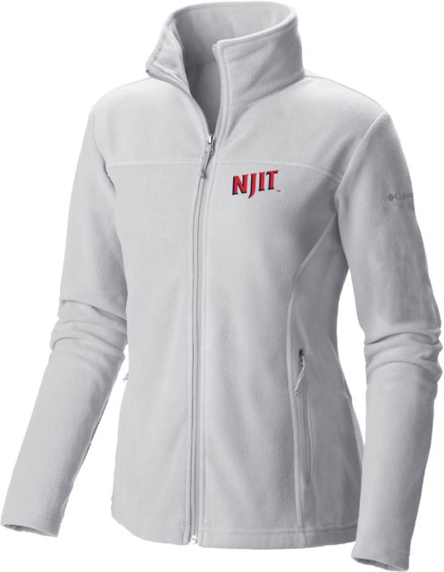 NJIT Columbia Womens Full Zip Fleece Jacket NJIT Wordmark - ONLINE ONLY