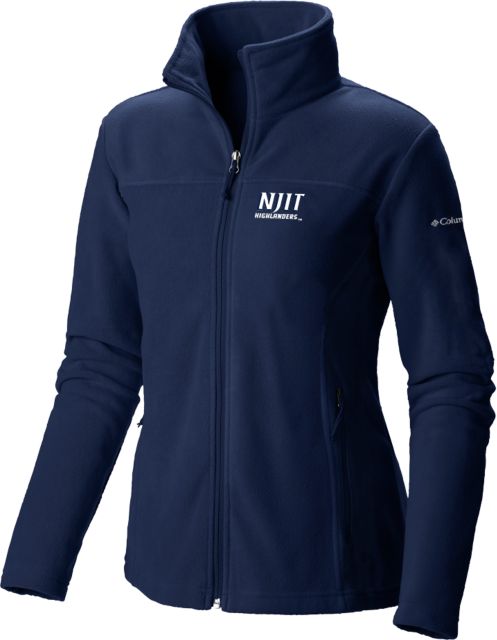NJIT Columbia Womens Full Zip Fleece Jacket Stacked Wordmark - ONLINE ONLY
