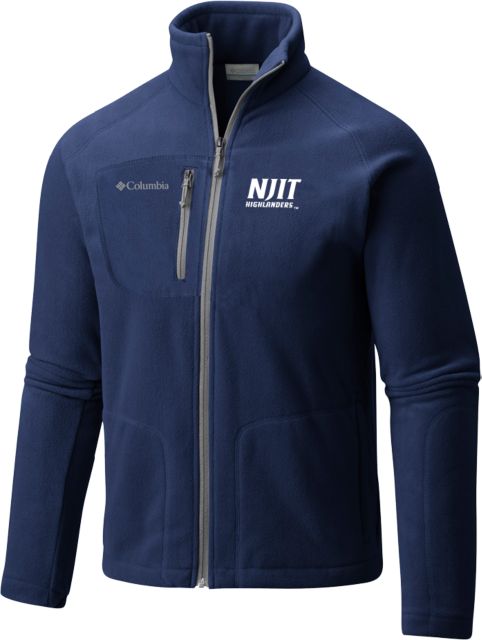 NJIT Columbia Full Zip Fleece Jacket Stacked Wordmark - ONLINE ONLY