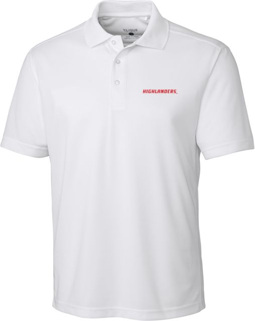 NJIT C&B Clique Ice Pique Polo Highlanders Wordmark - ONLINE ONLY