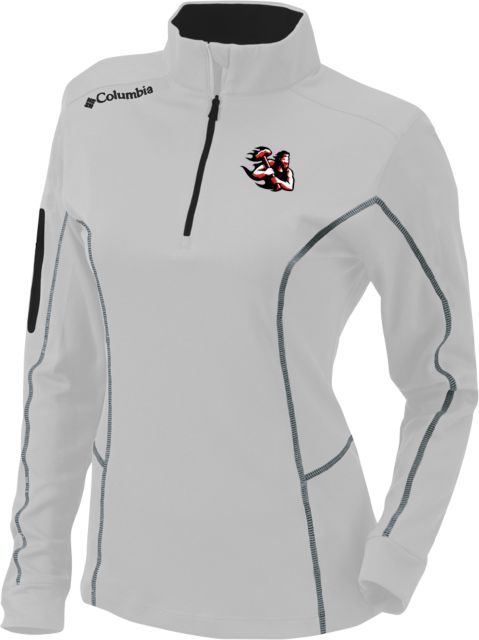 Cal U PA Columbia Womens Omni Wick Shotgun 1/4 Zip California Vulcan Mascot - ONLINE ONLY
