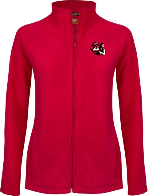 Cal U PA Womens Fleece Full Zip Jacket California Vulcan Mascot - ONLINE ONLY