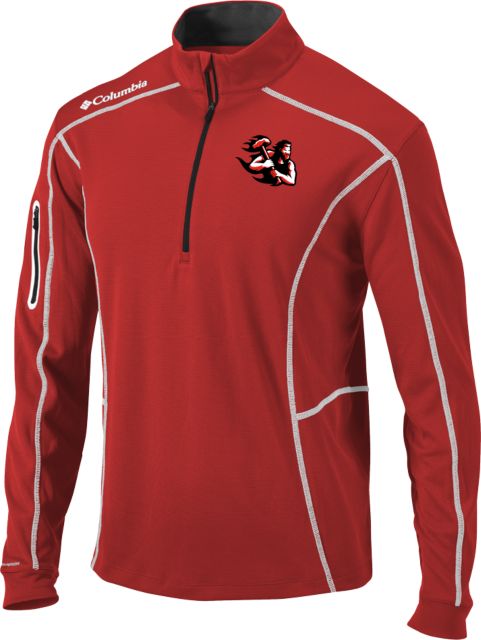 Cal U PA Columbia Omni Wick Shotgun 1/4 Zip California Vulcan Mascot - ONLINE ONLY