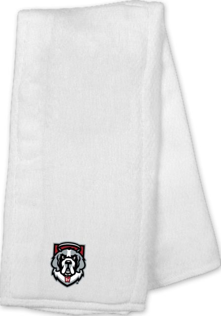D Youville Baby Burp Cloth D Youville Athletics Mascot