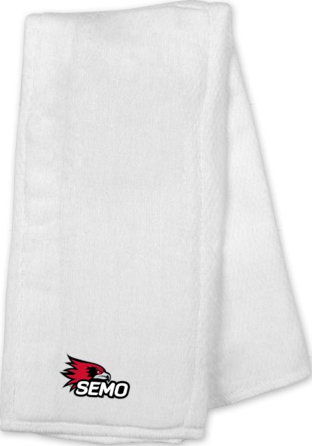 Southeast Missouri Bookstore Baby Burp Cloth SEMO Logo Embroidery - ONLINE ONLY