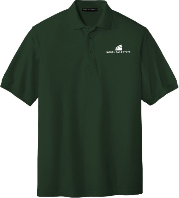 Northeast State Silk Touch Polo Northeast State with Icon Stacked - ONLINE ONLY