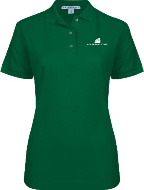 Northeast State Womens Silk Touch Pique Polo Northeast State with Icon Stacked - ONLINE ONLY