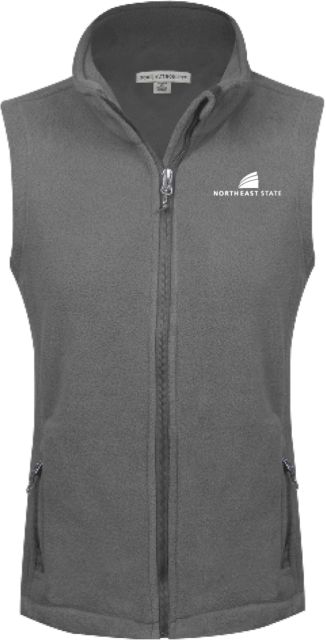 Northeast State Womens Fleece Full Zip Vest Northeast State with Icon Stacked - ONLINE ONLY