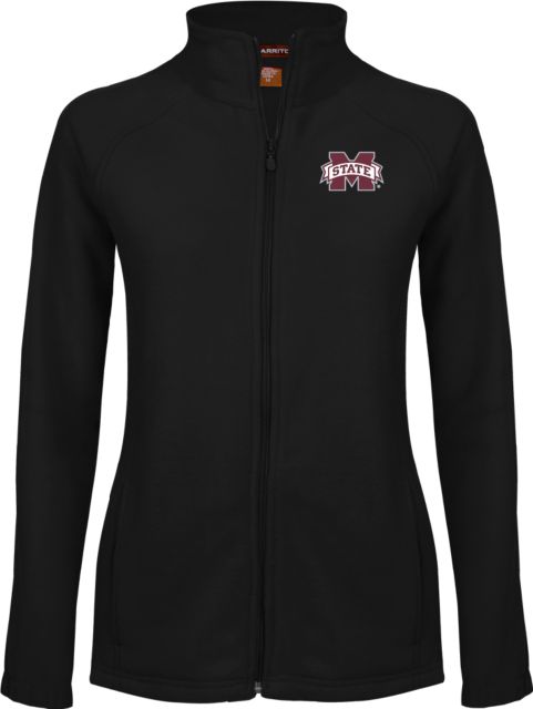 Mississippi State Womens Fleece Full Zip Jacket Mississippi State - Primary Mark - ONLINE ONLY