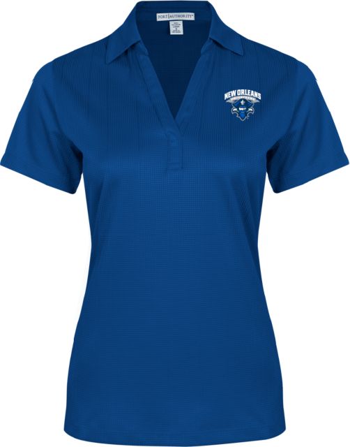 New Orleans Ladies Performance Fine Jacquard Polo Primary Mark - ONLINE ONLY