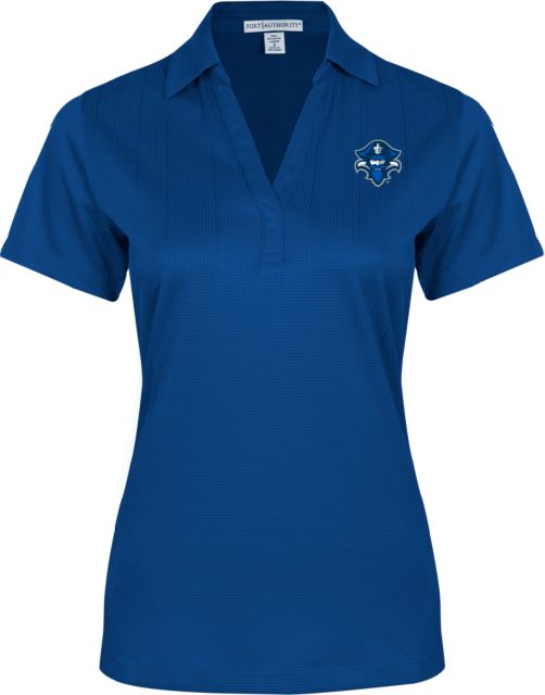 New Orleans Ladies Performance Fine Jacquard Polo Privateer Head - ONLINE ONLY