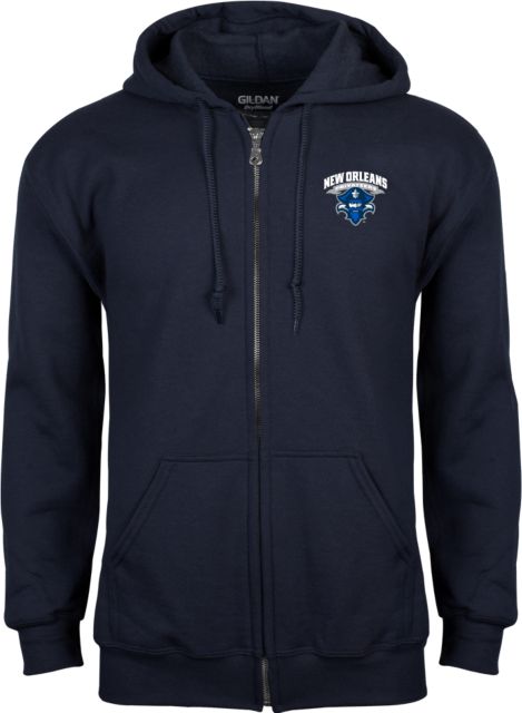 New Orleans Fleece Full Zip Hoodie Primary Mark - ONLINE ONLY
