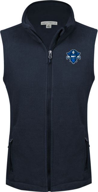 New Orleans Ladies Fleece Full Zip Vest Privateer Head - ONLINE ONLY