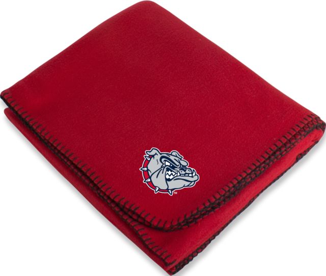 Gonzaga Arctic Fleece Blanket Bulldog Head - ONLINE ONLY