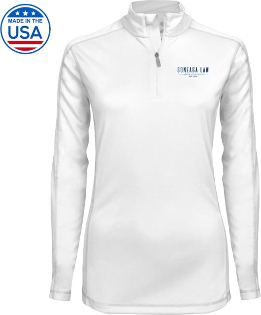Gonzaga Syntrel Womens Interlock 1/4 Zip Gonzaga Law - ONLINE ONLY