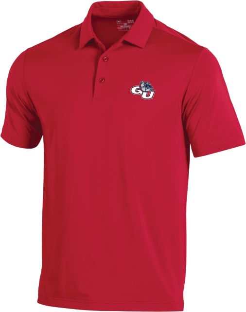 Gonzaga Under Armour Performance Polo GU w Bulldog ONLINE ONLY Gonzaga University