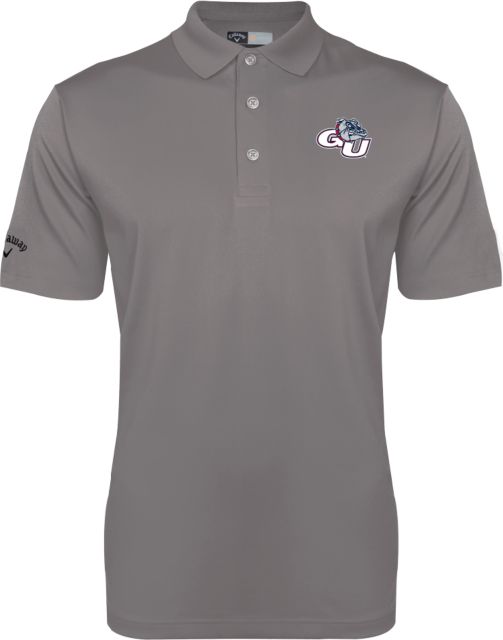 Gonzaga Callaway Opti Dri Chev Polo GU w/ Bulldog - ONLINE ONLY