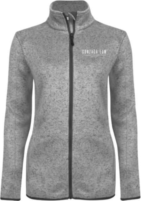 Gonzaga Womens Heather Fleece Jacket Gonzaga Law - ONLINE ONLY