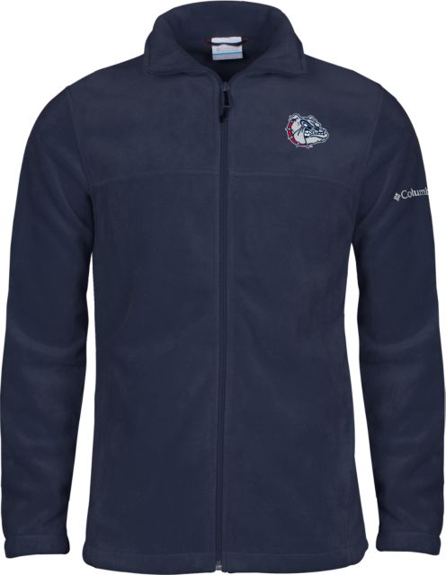 Gonzaga Columbia Full Zip Fleece Jacket Bulldog Head - ONLINE ONLY
