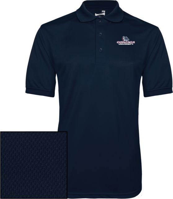 Gonzaga Dry Mesh Polo Official Logo - ONLINE ONLY