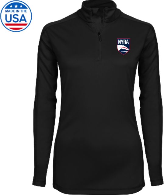 NYRA Syntrel Womens Interlock 1/4 Zip NYRA Official Mark