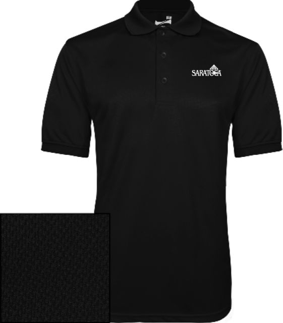 NYRA Dry Mesh Polo Saratoga Official Mark